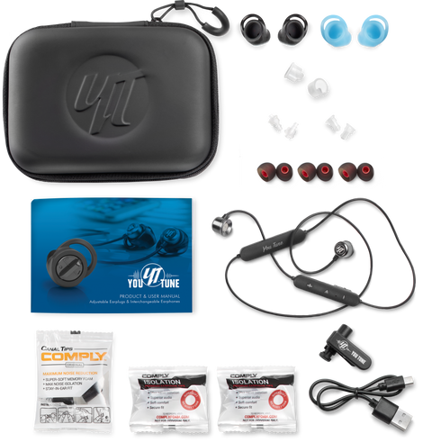 Multi-Stage Earplug & Wireless Bluetooth<sup>®</sup> Earphone Package